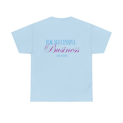 Camiseta Unisex Azul Claro - "For Successul Business Creators"