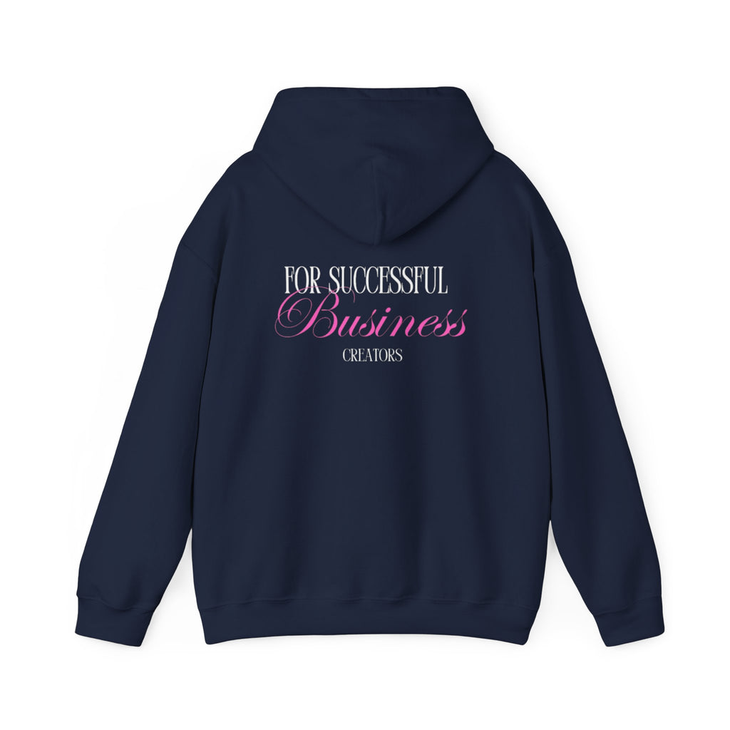 Hoodie Unisex Azul Marino – “For Successful Business Creators”