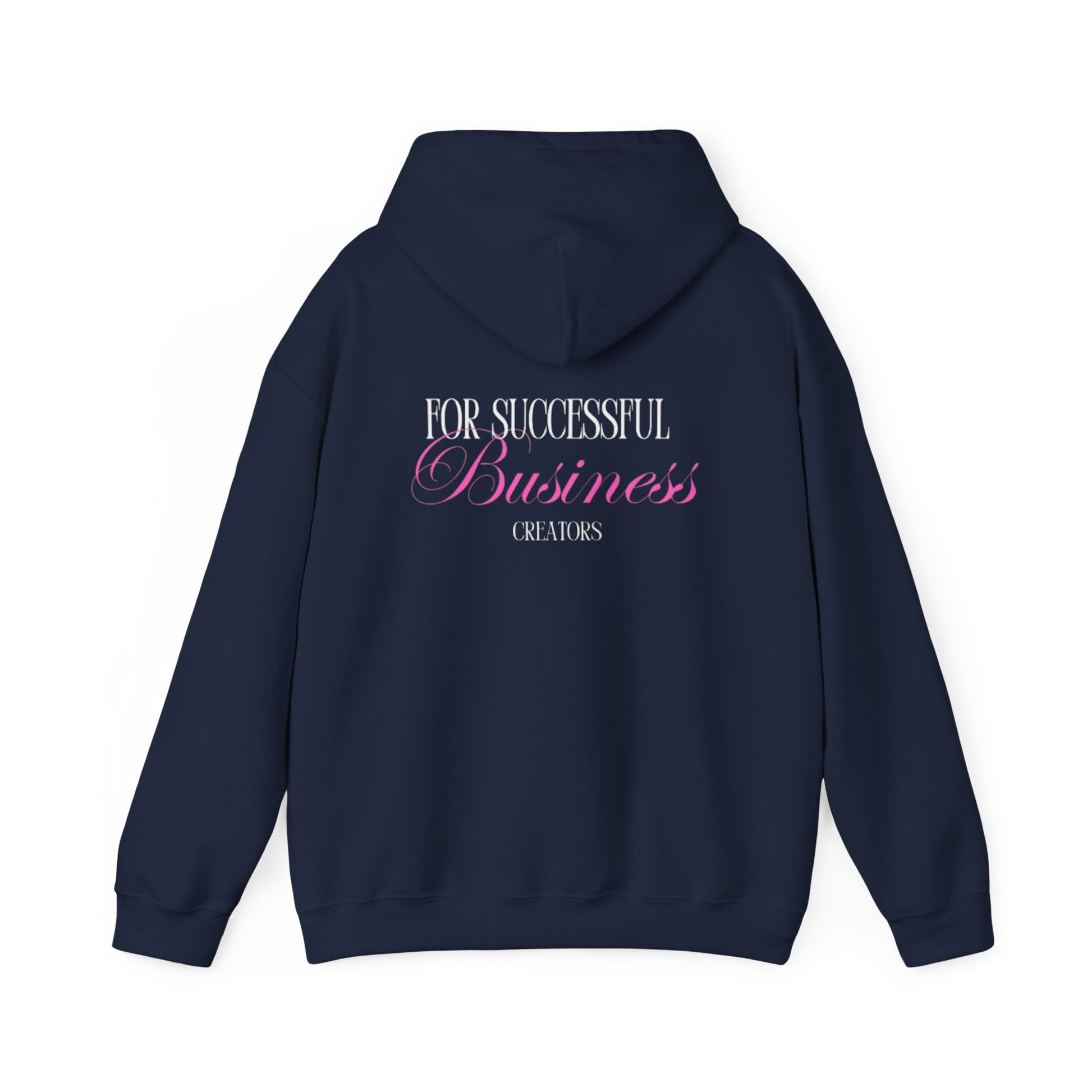 Hoodie Unisex Azul Marino – “For Successful Business Creators”